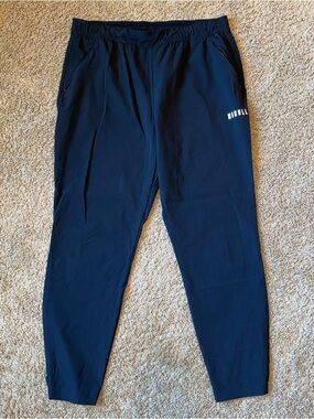Nobull Jogger Pants Mens Size XL Performance Workout Gym Black Zip Ankle Athlete